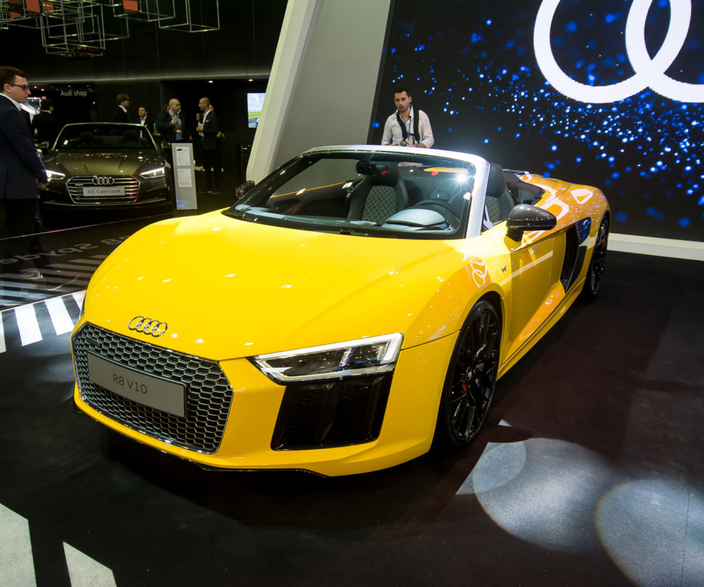 Audi R8 V10 Spyder na Poznań Motor Show 2017