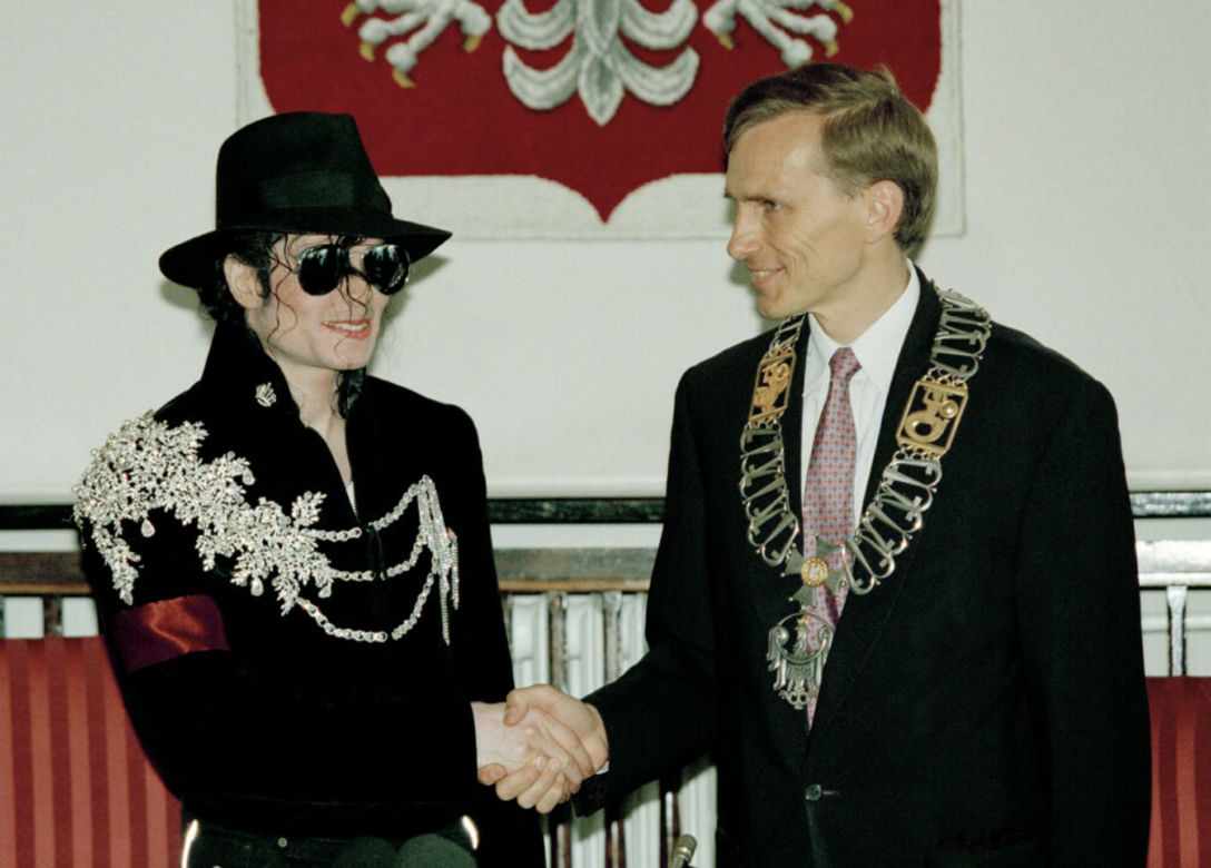 Michael Jackson w Warszawie, 1996r.