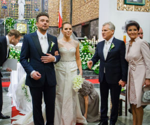 Rocznica ślubu Kwaśniewskiej i Badacha