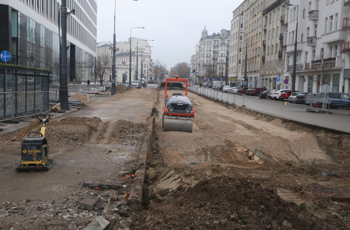 Budowa tramwaju na Wilanów opóźniona. Sprzeczne tłumaczenia inwestora i wykonawcy 