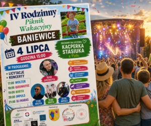 Gorący piknik wakacyjny: Disco polo, atrakcje i pomoc dla Kacperka