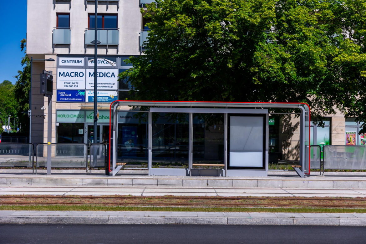 Tramwaj na Gagarina w Warszawie