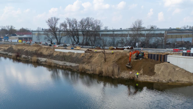 Nowy most na Białołęce przy ul. Płochocińskiej