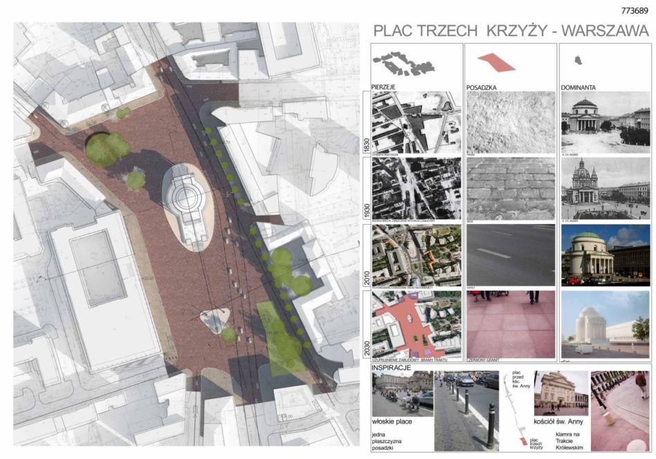 Plac Trzech Krzyży w Warszawie
