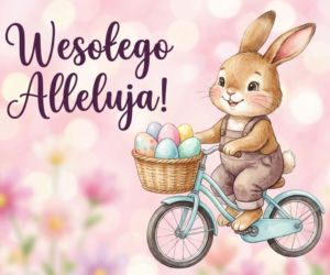 Wielkanoc2026-zajaczek-na-rowerku
