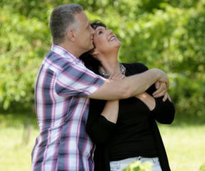 M jak miłość odcinek 1256, Marysia (Małgorzata Pieńkowska), Artur (Robert Moskwa)