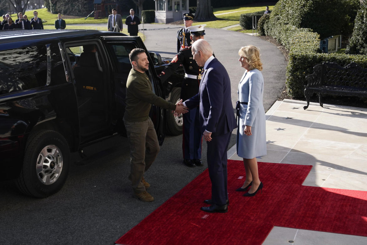 Wołodymyr Zełenski w USA. Spotkał się Joe Bidenem