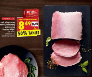schab wieprzowy 8,49 zł/kg