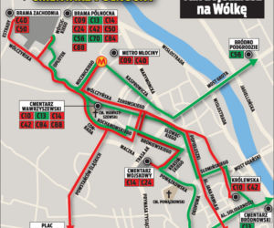 Na cmentarze jedź autobusem