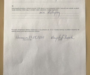 Bosak ujawnił, że ma 20 000