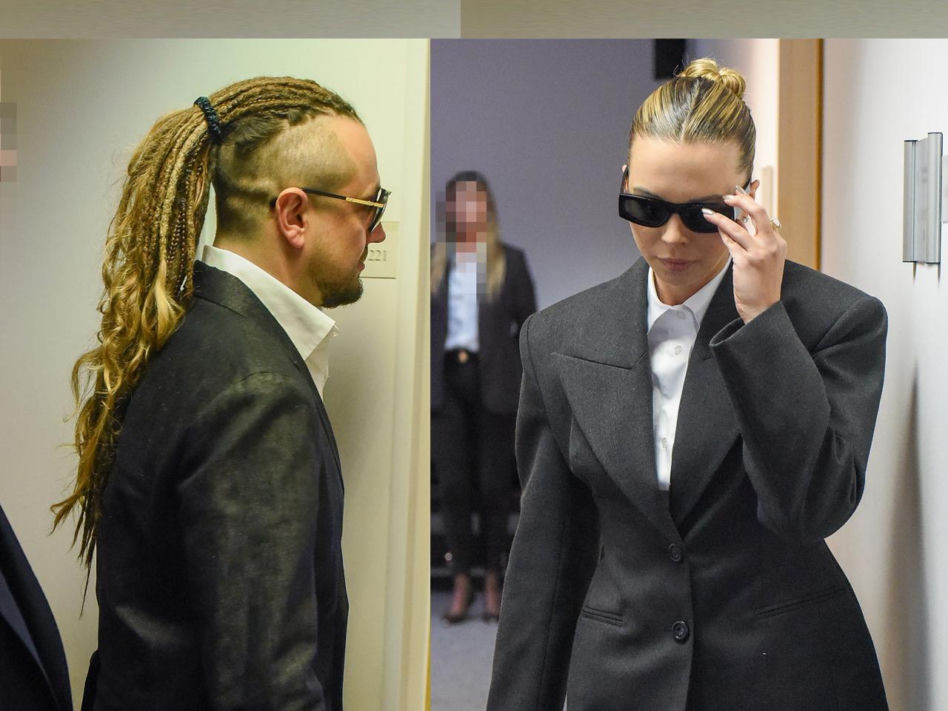 Sandra Kubicka i Aleksander Baron na drugiej rozprawie rozwodowej