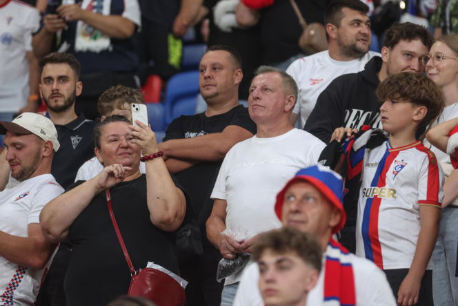 Górnik Zabrze - AS Monaco: Zdjęcia kibiców i zawodników z meczu eliminacji Ligi Konferencji