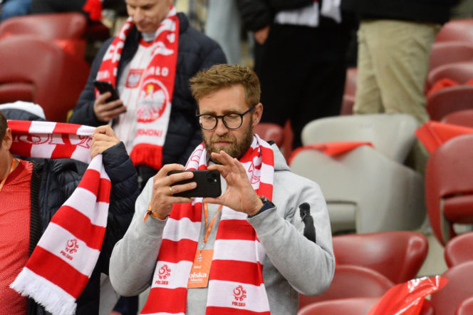 Tak się bawią kibice na meczu Polska - Albania. Gorąca atmosfera na PGE Narodowym