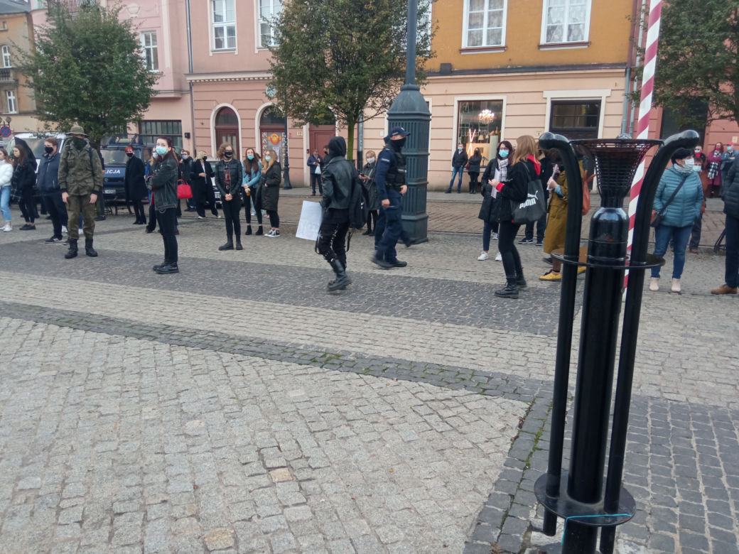 Protest w Grudziądzu