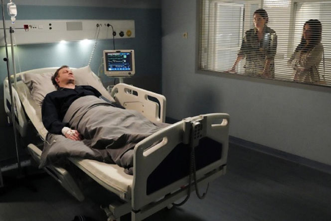 Barwy szczęścia, odcinek 3315. Łukasz (Michał Rolnicki), Celina (Orina Krajewska), Kasia (Katarzyna Glinka)