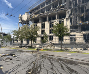 Rosyjski atak na Kijów. Potworne zniszczenia [24.05.2026]