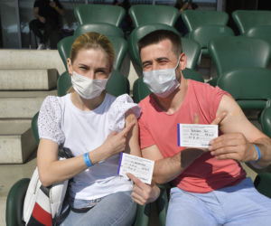 Ruszyły szczepienia na stadionie Legii