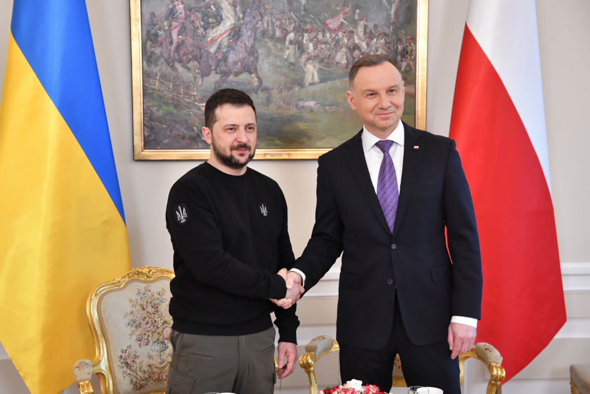 Wołodymyr Zełenski w Polsce