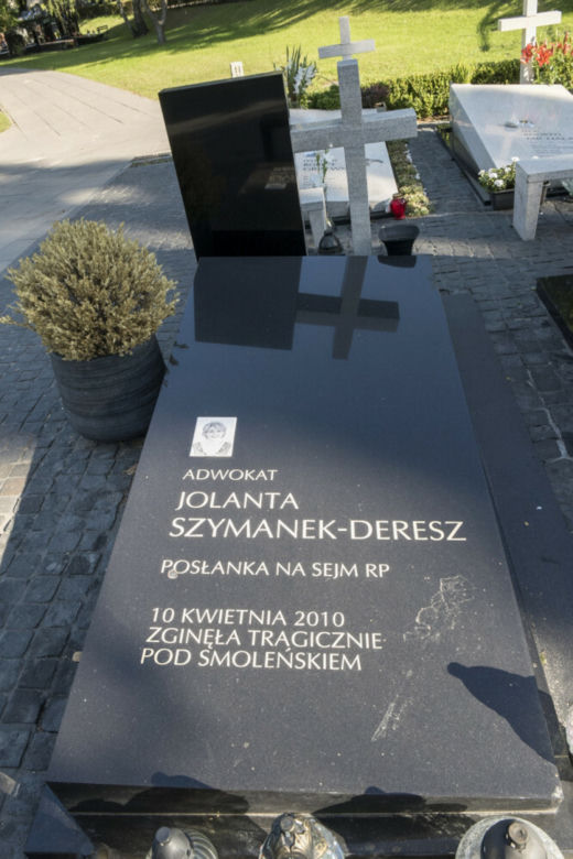 Grób Jolanty Szymanek-Deresz