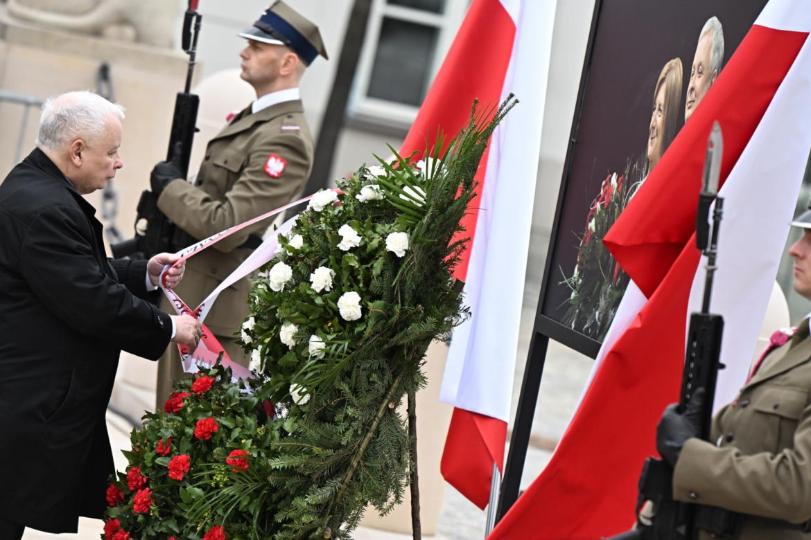 Jarosław Kaczyński w 14. rocznicę katastrofy smoleńskiej 