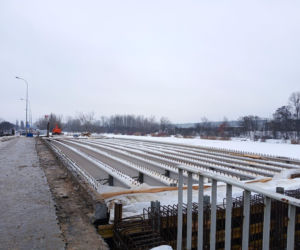 Budowa nowego mostu w Warszawie (styczeń 2026)