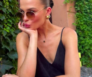 Julia Suryś, zona piłkarza ŁKS Łomża