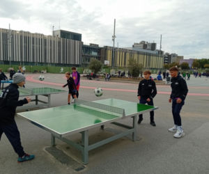 Piłkarze ze SP nr 9 w Barcelonie