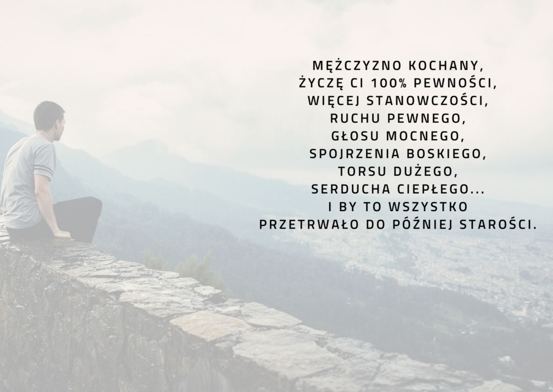 Życzenia na Dzień Mężczyzn