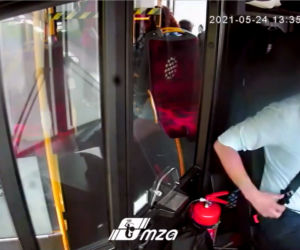 Bohaterskie zachowanie kierowcy autobusu