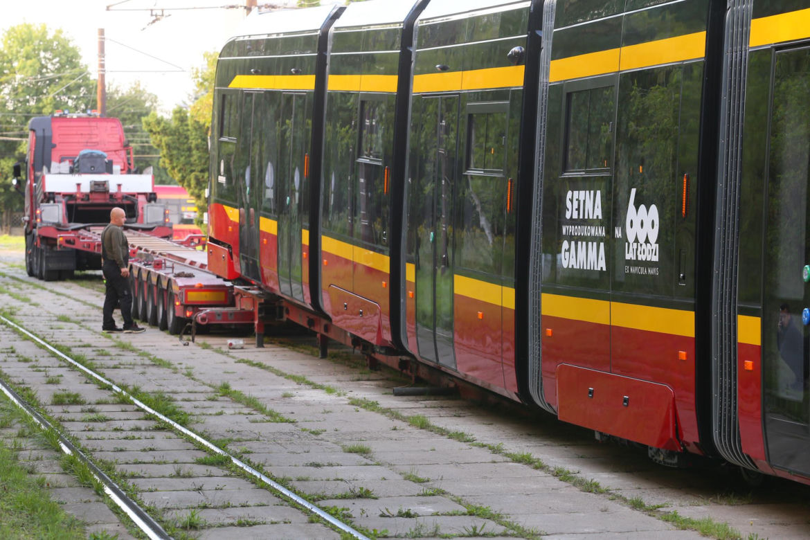 21. tramwaj Moderus Gamma dotarł do Łodzi