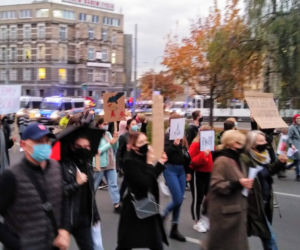 Protest kobiet w Szczecinie - 22.10.2020
