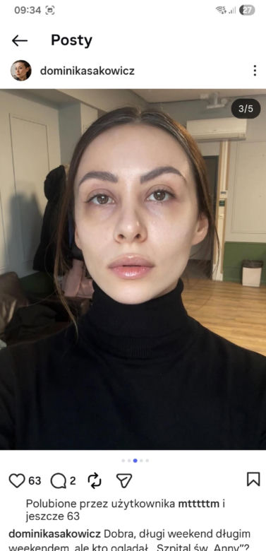 Dominika Sakowicz w serialu Szpital św. Anny