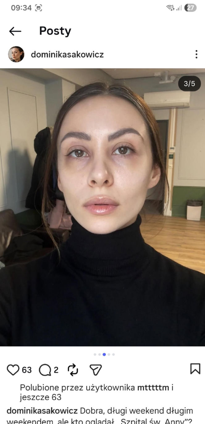 Dominika Sakowicz w serialu Szpital św. Anny