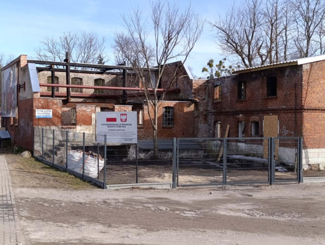 Stary, spalony młyn w Iławie (2026)