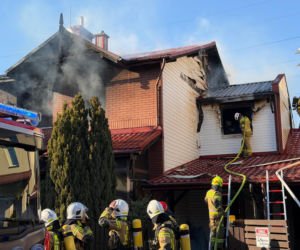 Seria groźnych pożarów pod Warszawą