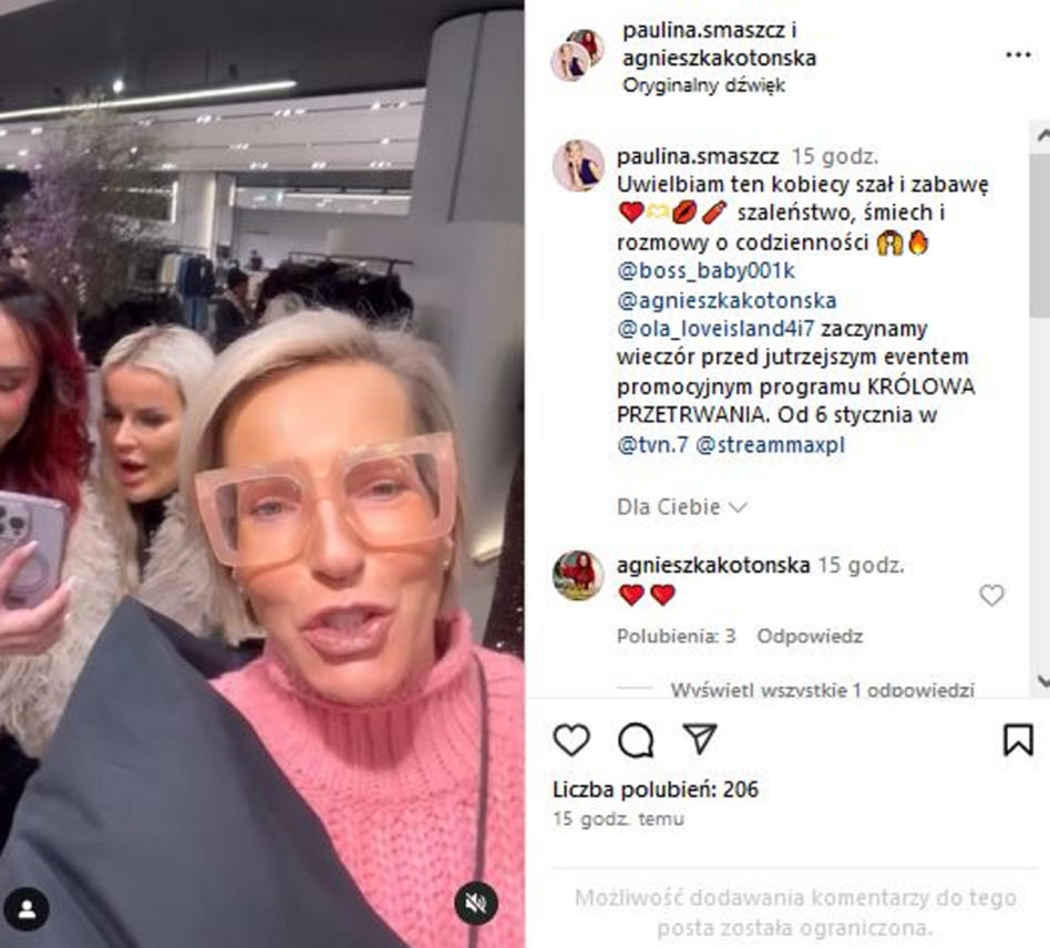 Tak balują "Królowe przetrwania". Paulina Smaszcz i Agnieszka Kotońska w niezłej komitywie