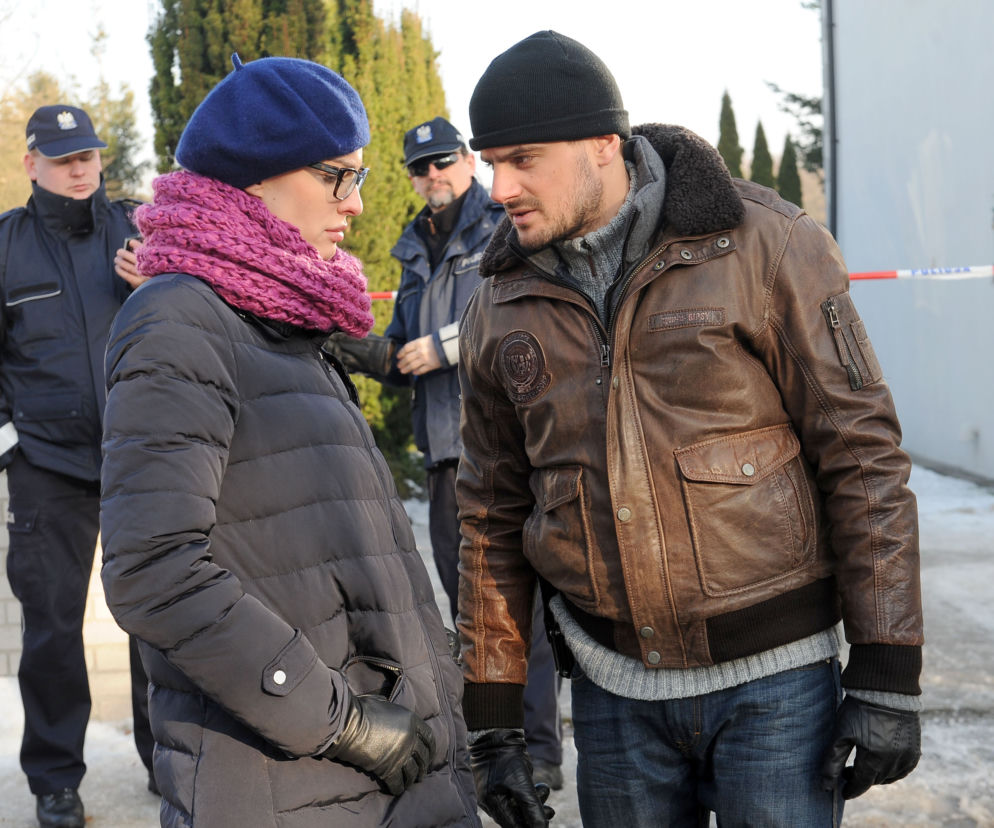 Komisarz Alex 5 sezon odcinek 58 (odc. 6). Michał Orlicz (Antoni Pawlicki), Wanda Gandecka (Maja Hirsch)