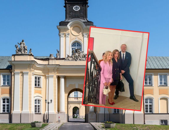 Ranczo. Ekipa filmowa pojawiła się w Pałacu Potockich. Nowe zdjęcia z planu zdradzają fabułę - ZDJĘCIA