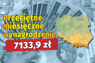 Przeciętne wynagrodzenie  w województwach  w 2024 roku