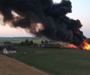 Ogromny pożar pod Mogilnem!