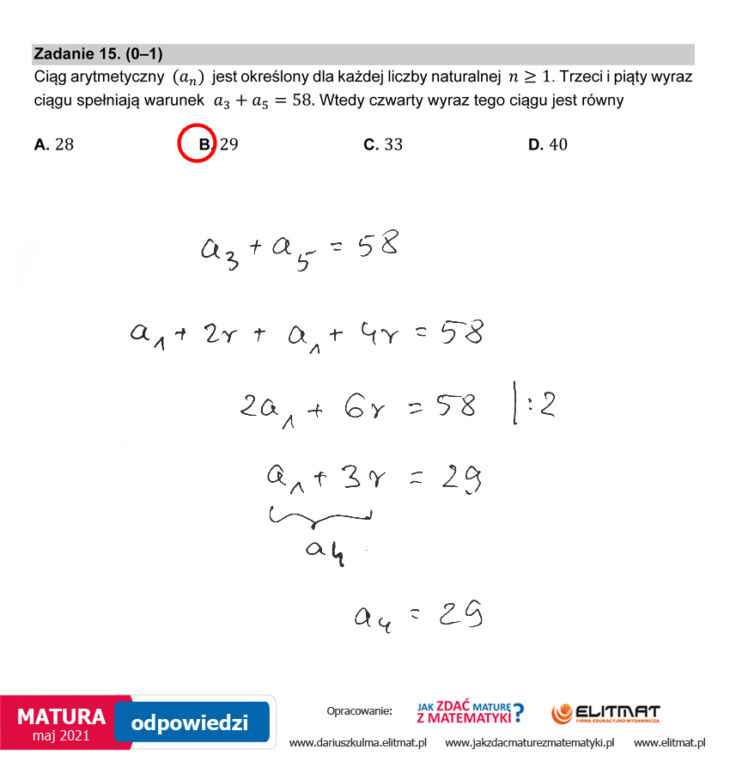 Matura 2021, matematyka poziom podstawowy. Odpowiedzi eksperta