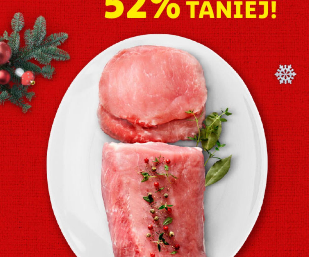 schab wieprzowy 7,99 zł/1 kg  