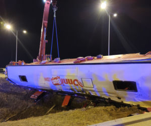 Tragiczny wypadek autokaru na autostradzie A4. Zdjęcia ratowników medycznych