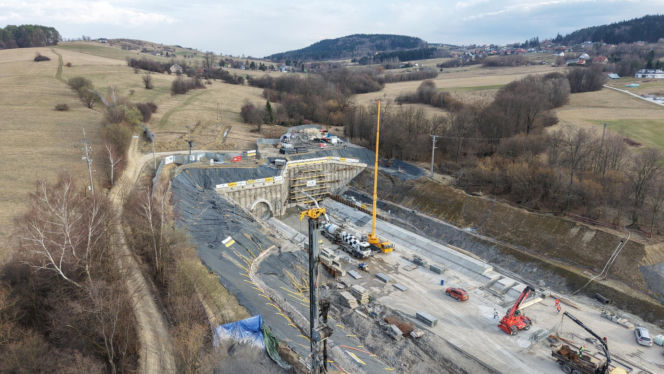 Drążenie tunelu pzrez TBM Kinga