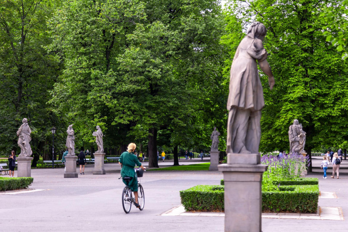 Ogród Saski w Warszawie – centralna część parku