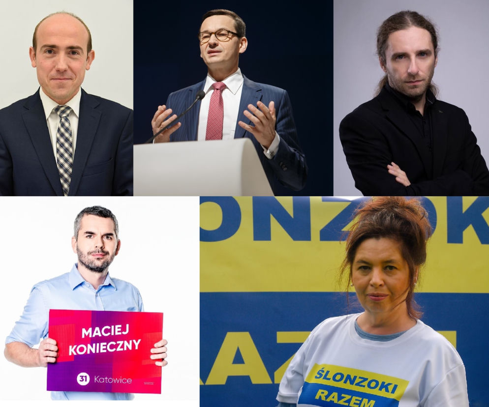 Sylwetki kandydatów na jedynkach z Katowic