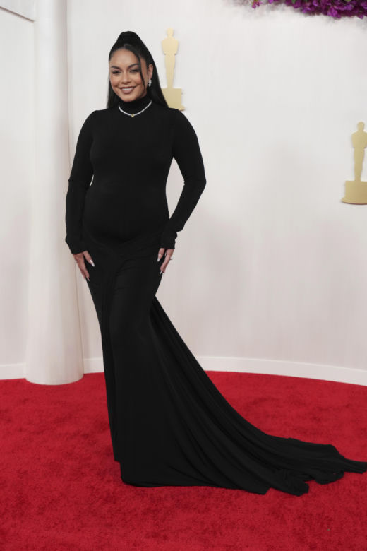 Oscary 2024: Vanessa Hudgens pokazała ciążowy brzuszek