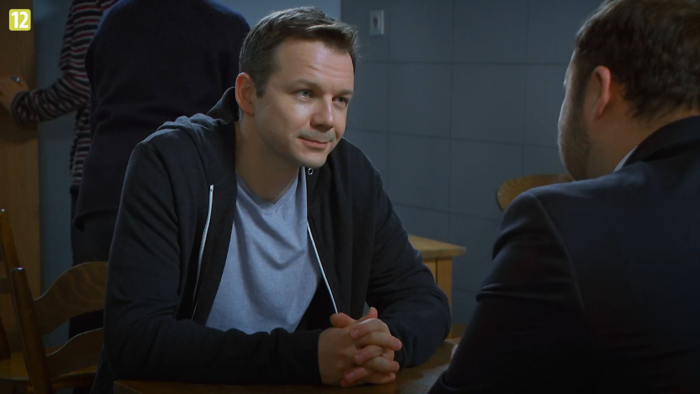 Barwy szczęścia, odc. 2655: Klemens (Sebastian Perdek), Bruno (Lesław Żurek)