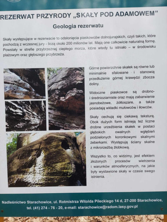 Rezerwat Przyrody "Skały pod Adamowem"