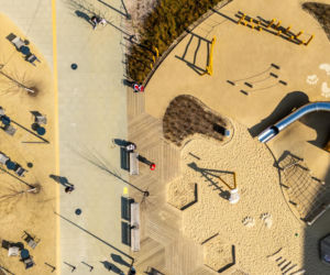 Park nad Południową Obwodnicą Warszawy w marcu 2026 r.